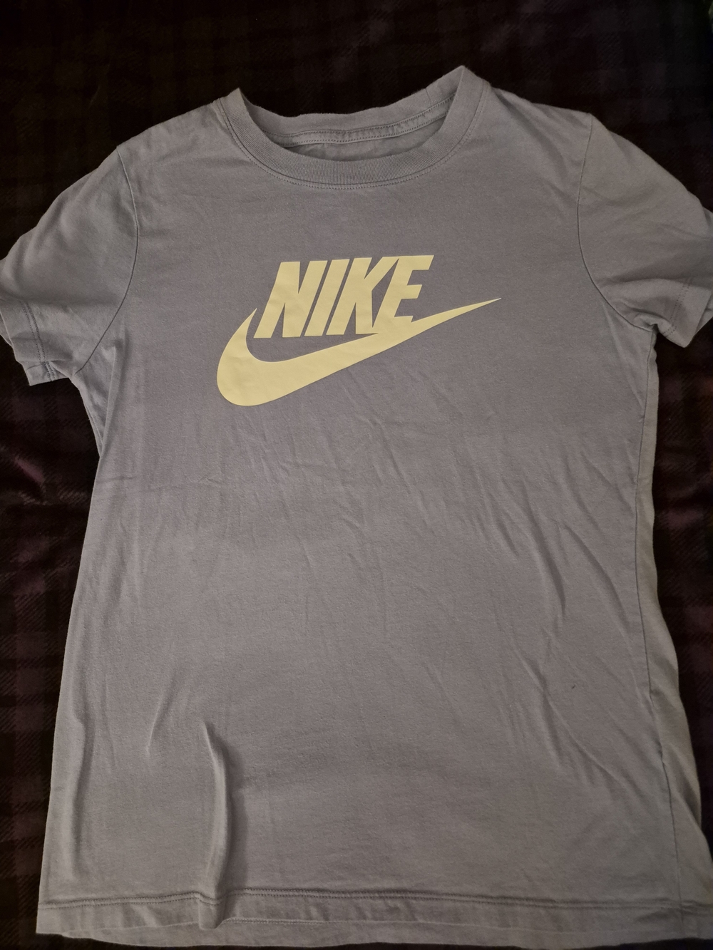 Nike Logo Crewneck Tee - Lavender with White Swoosh